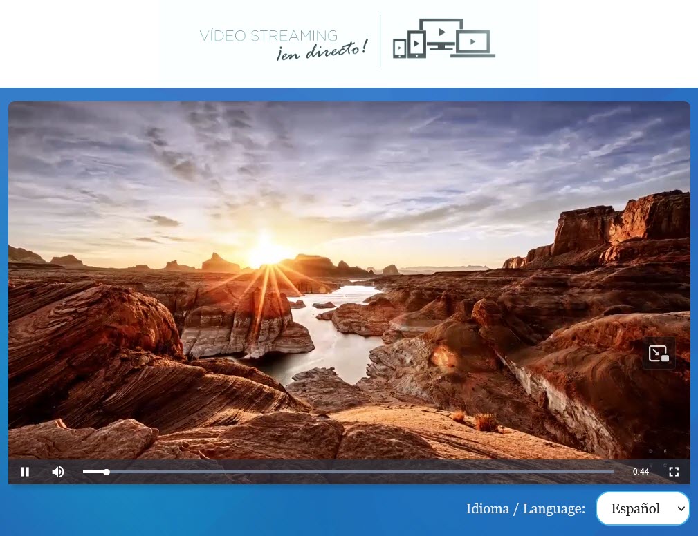 Ejemplos de páginas creadas con Microsite Generator WowCast